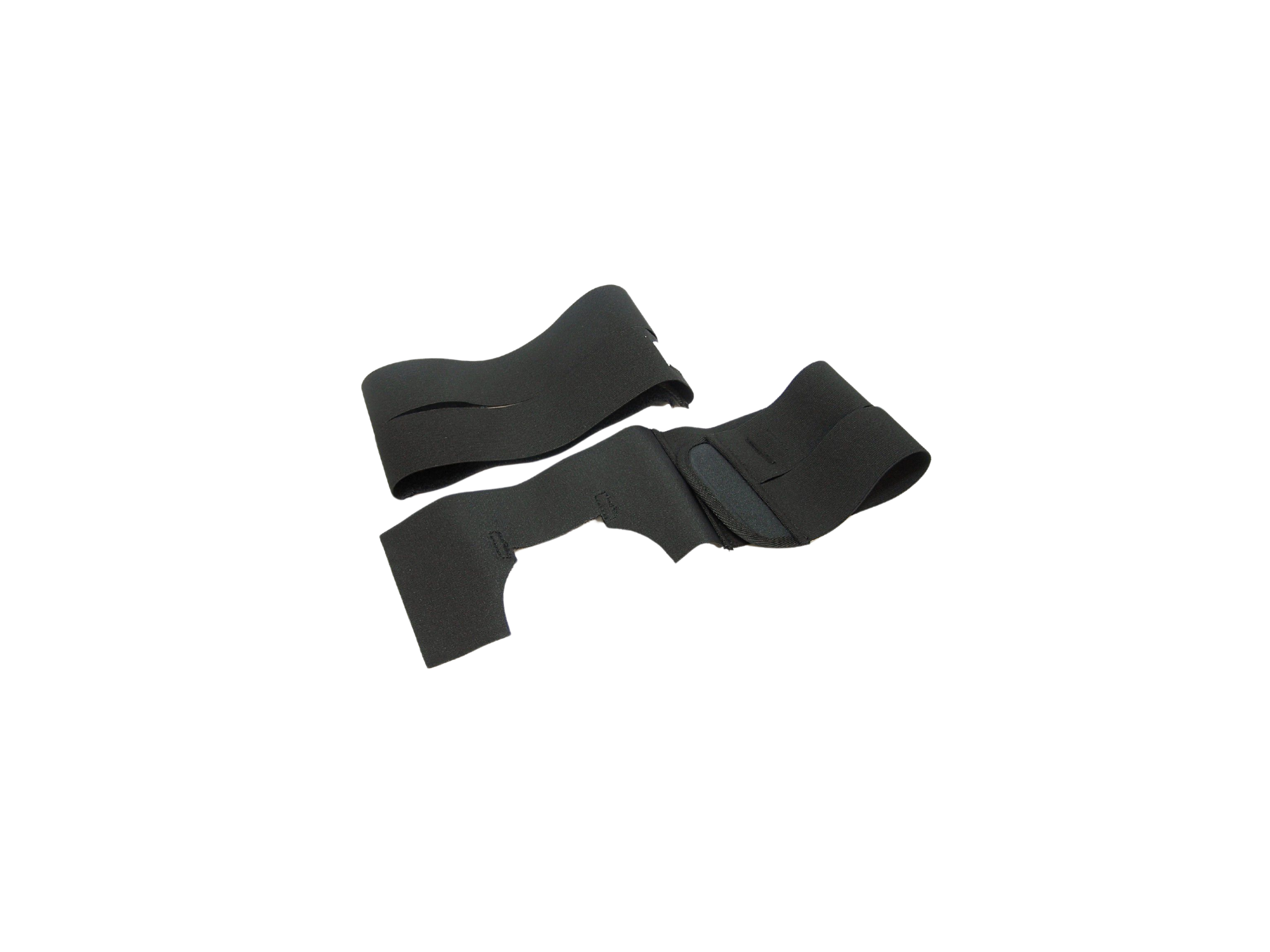 Klettverschluß für Knie- Schützer rot, Med. Ausf.