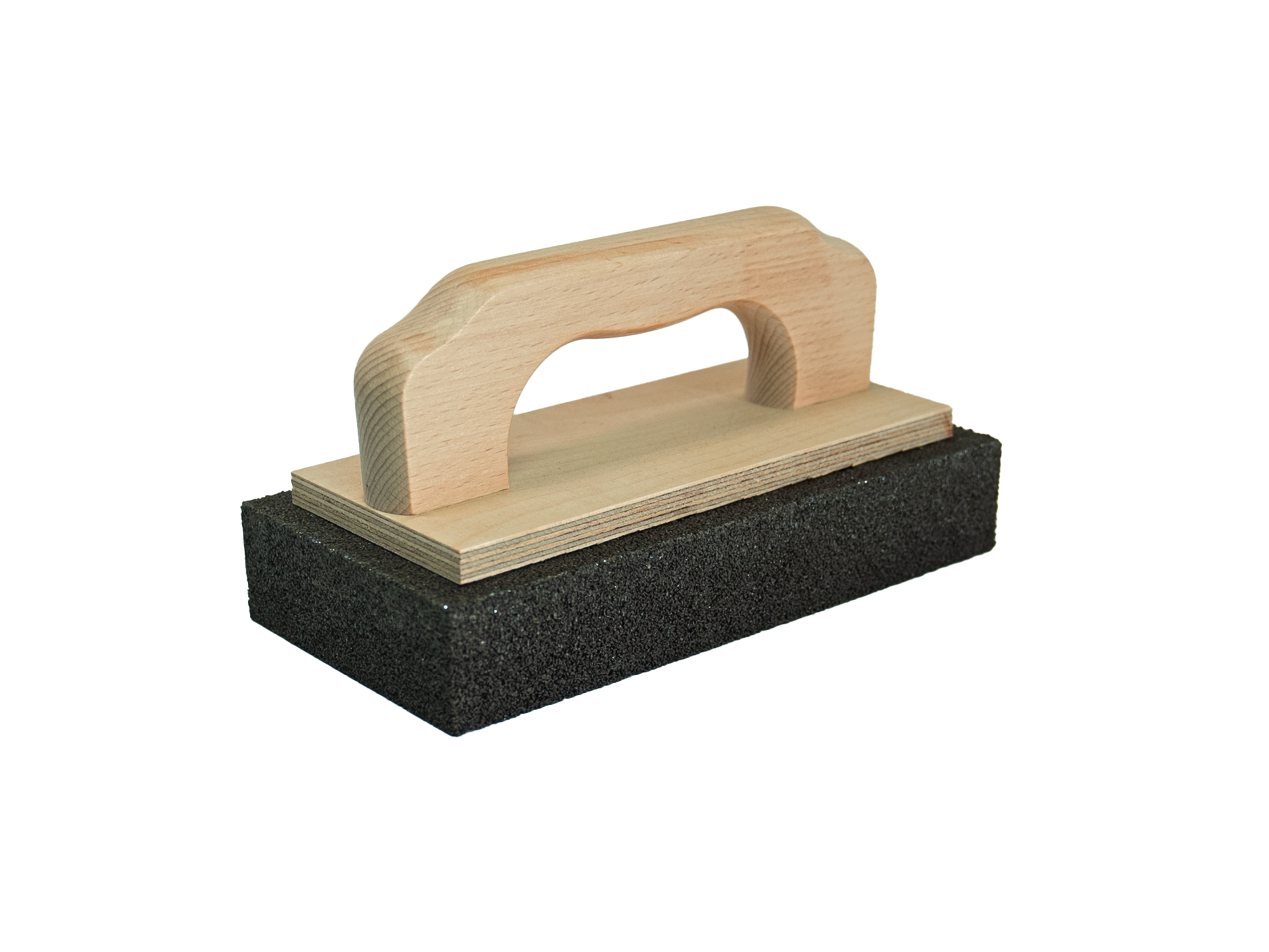 Schleifstein mit Holzgriff