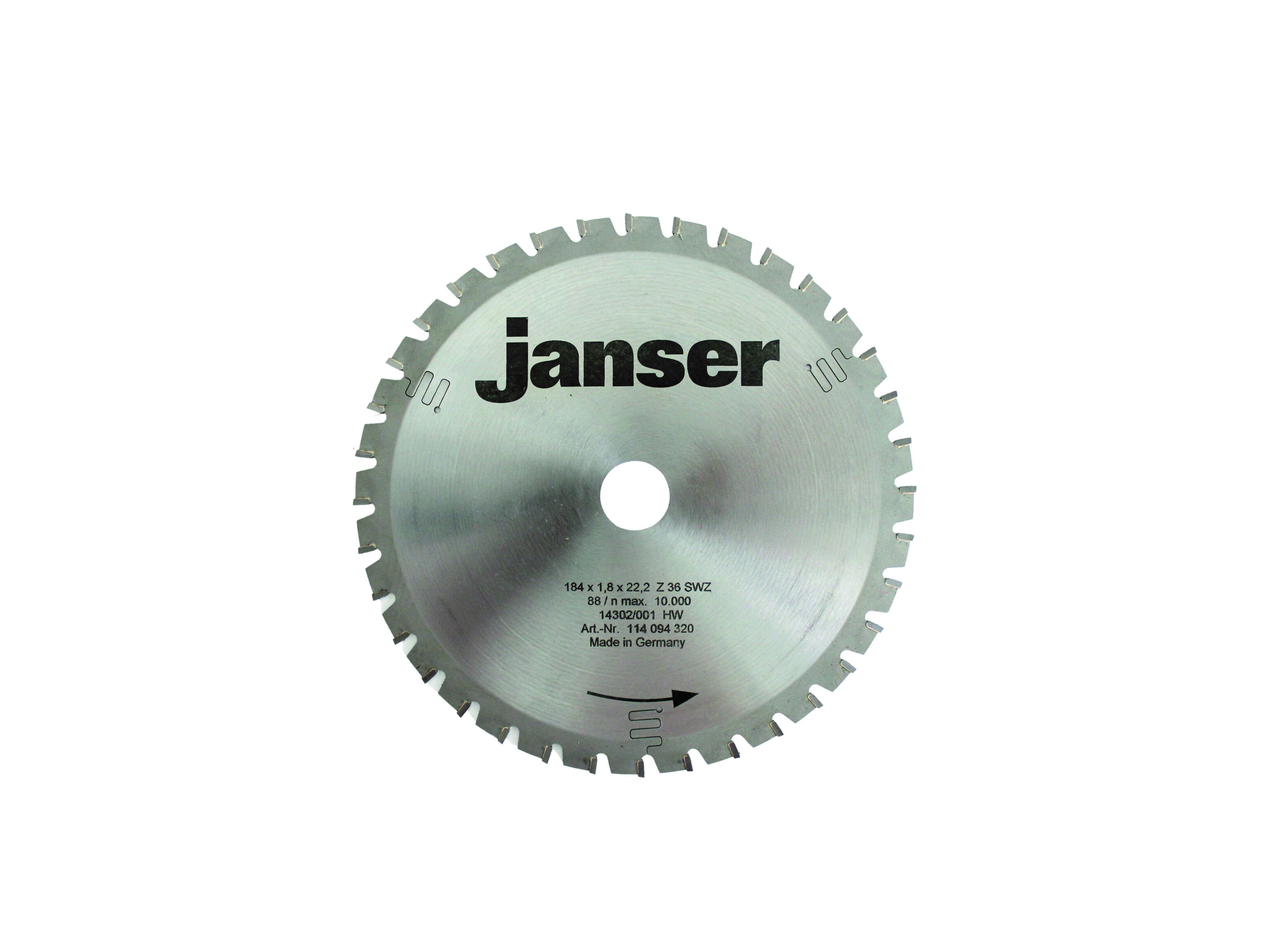 Standard Sägeblatt D 180für Holz Z36