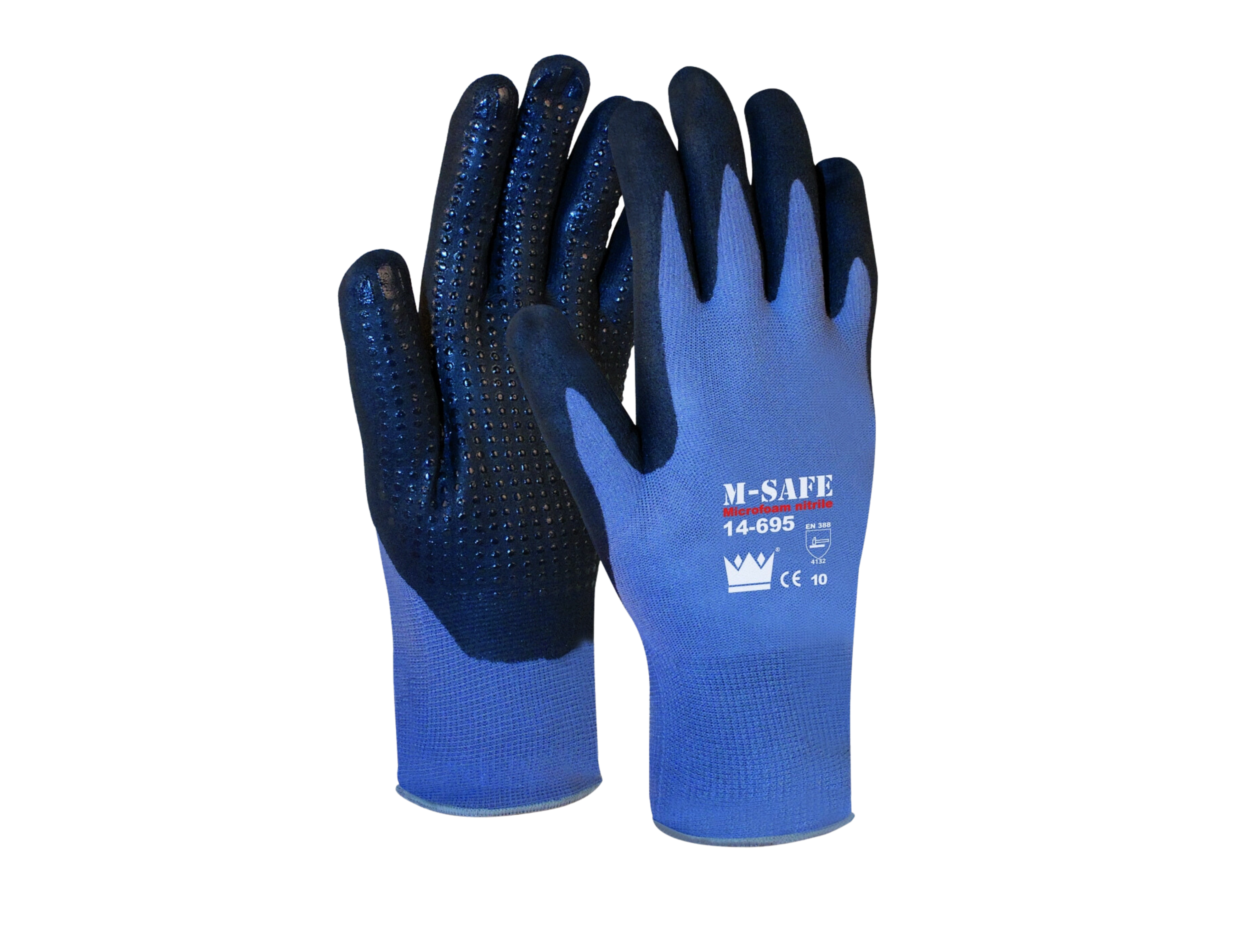 Grip-Handschuhe mit Noppen Gr 9