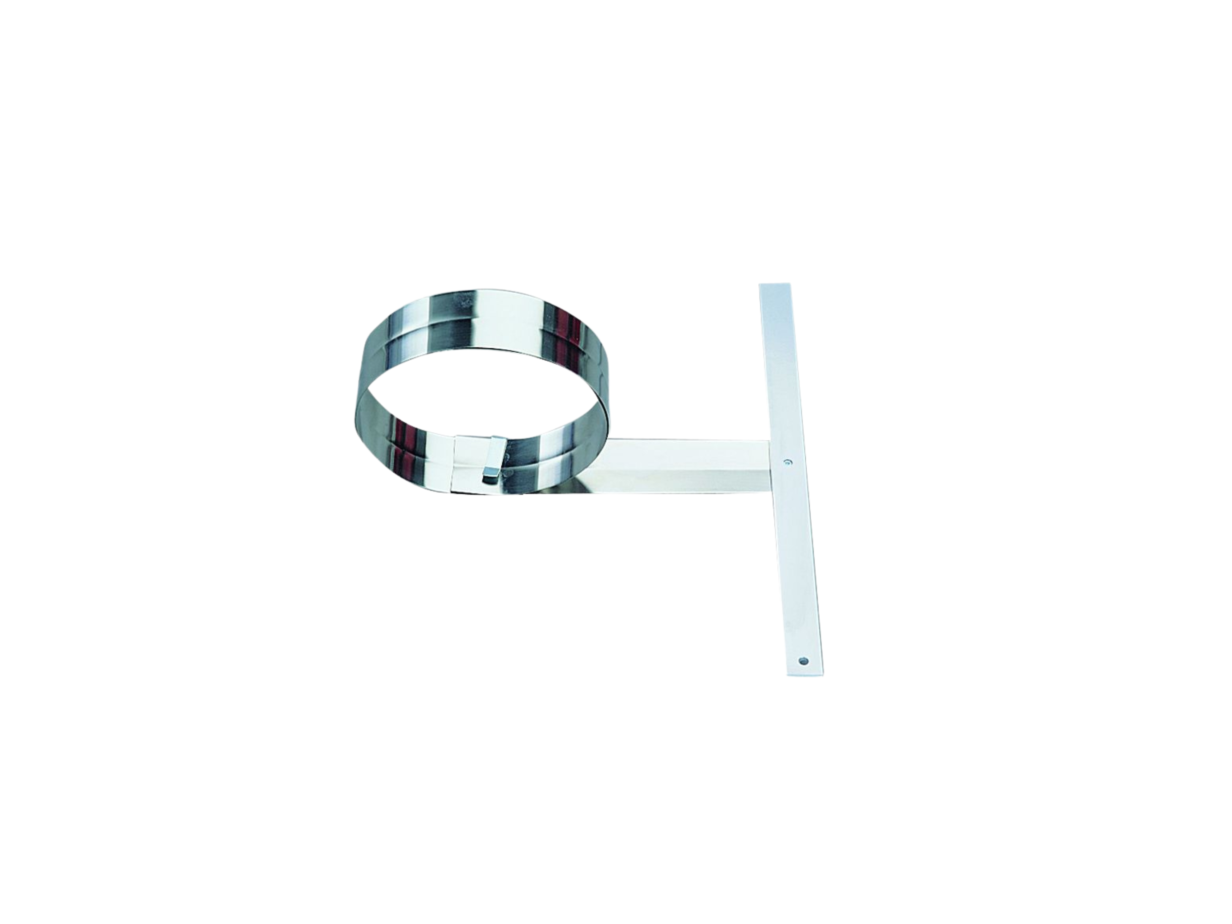 Rollstahllineal  mit Anschlagstück