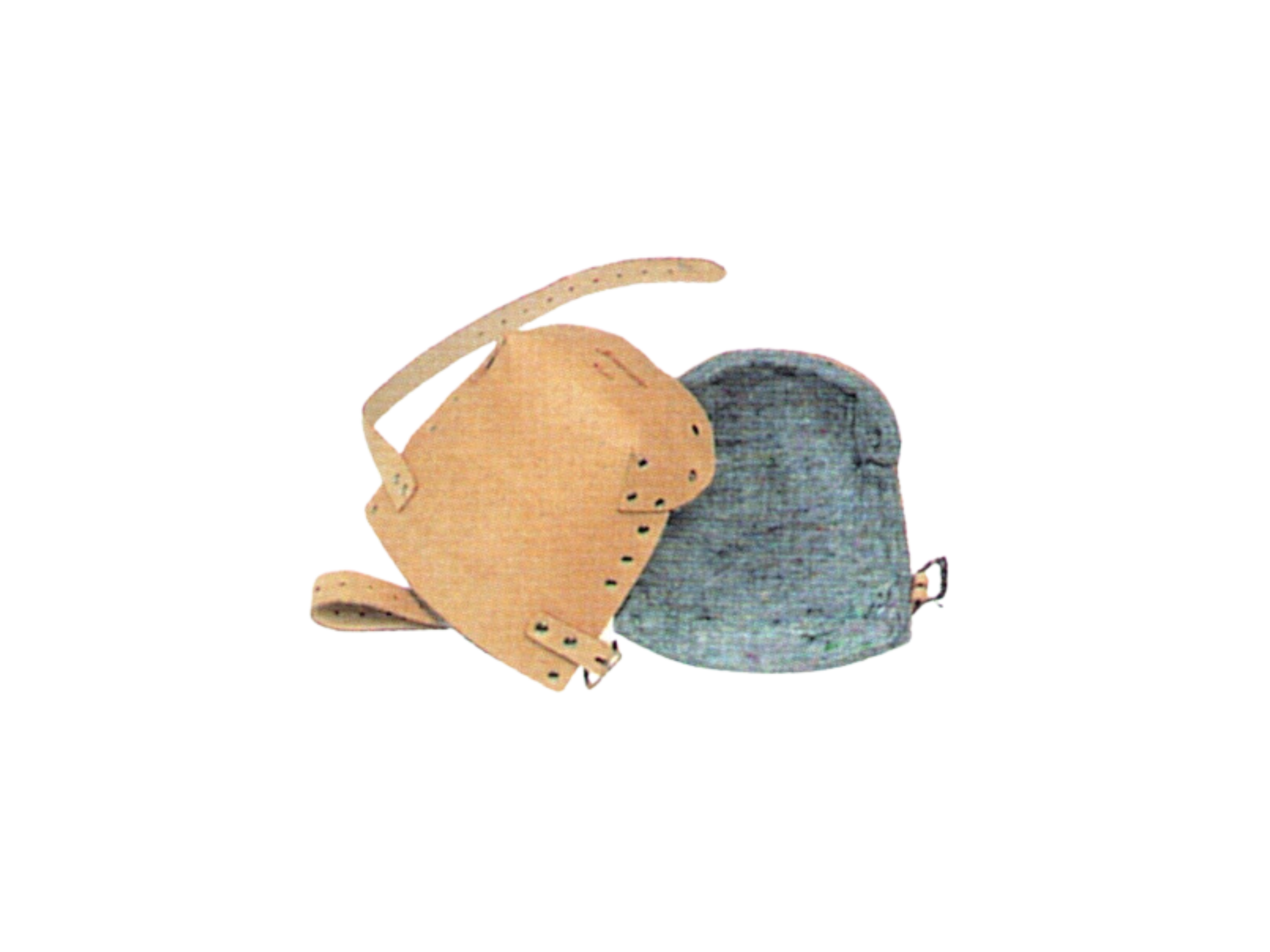 Knieschützer aus Leder mit Filzeinlage (Paar)