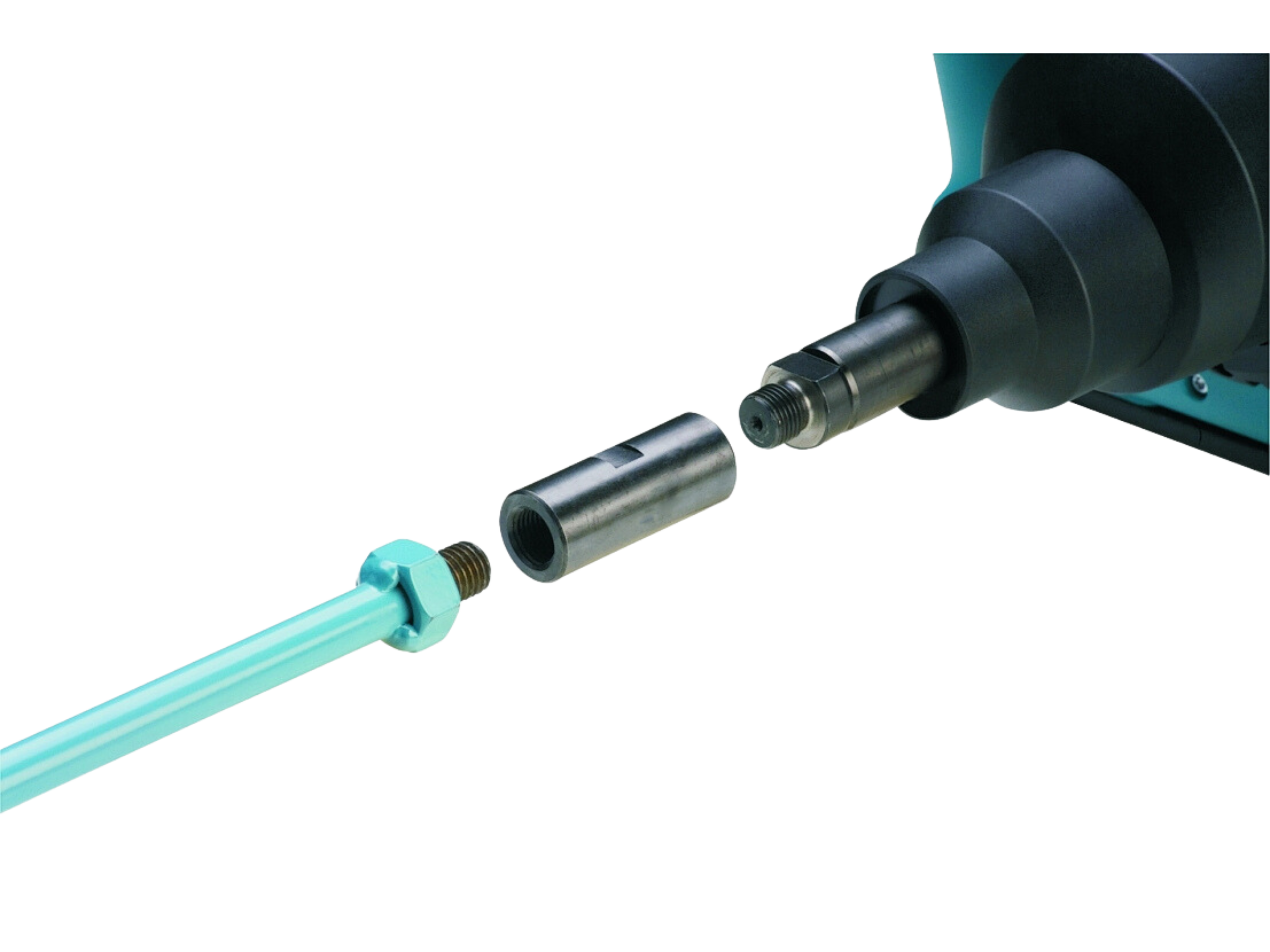 Kombiadapter von HEXAFIX-Geräte auf M14-Gewinde-Rührer